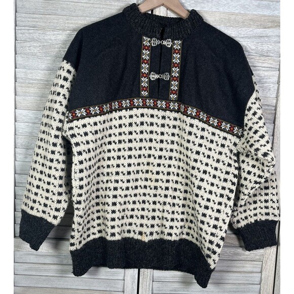 Devold Other - Devold Men's S Wool/Viscose Pullover Sweater Norway Clasps